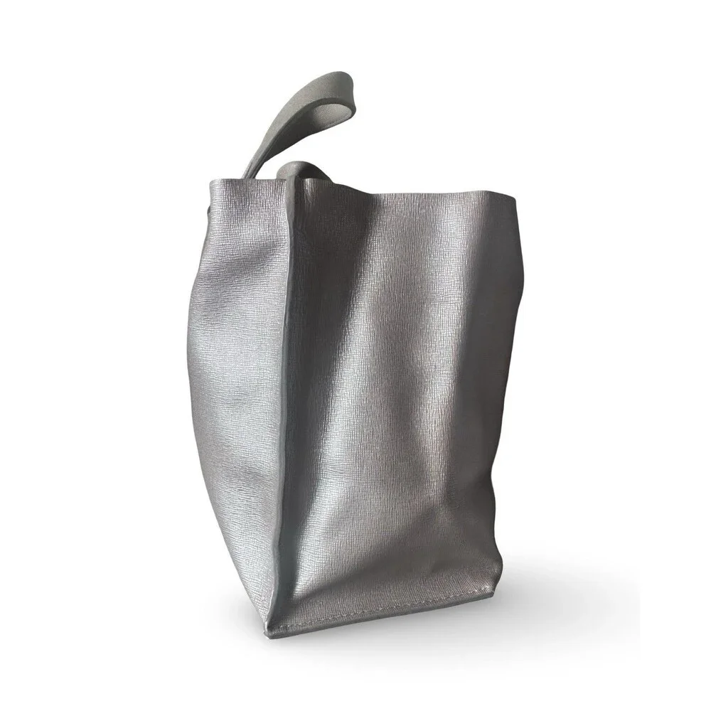 Furla Nuvola Metallic leather Tote bag EXCELLENT ✨💖